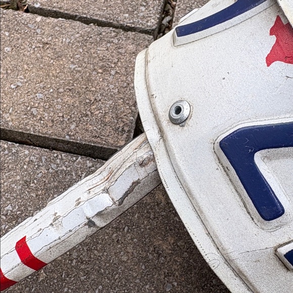 Vintage Texas License Plate Armadillo Sculpture Artist Signed 27x8in - Picture 5 of 7